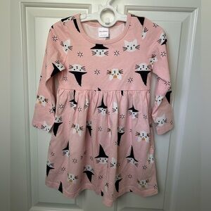 Hanna Andersson Magic Cats long sleeve dress